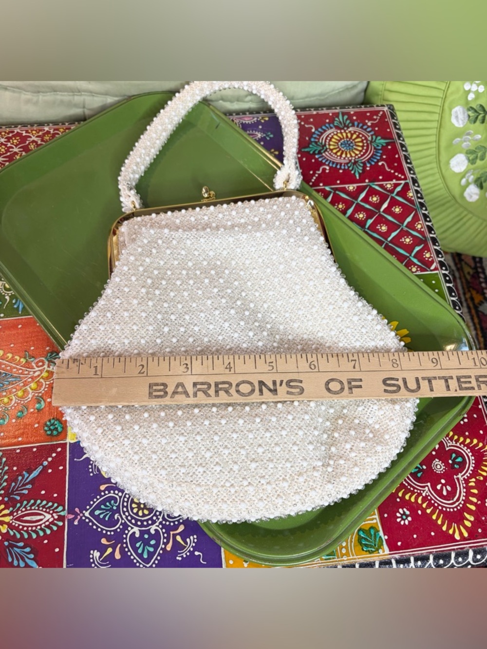 Corde’ Bead Bag, Mirror and Coin Purse - Picture 8 of 8